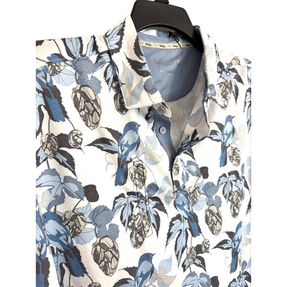 Walter Hagen Hops Birdies Size XL Golf Polo Shirt NWT NWT Stretchy Short Sleeve - Picture 6 of 8